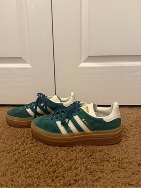 Adidas Green Gazelles